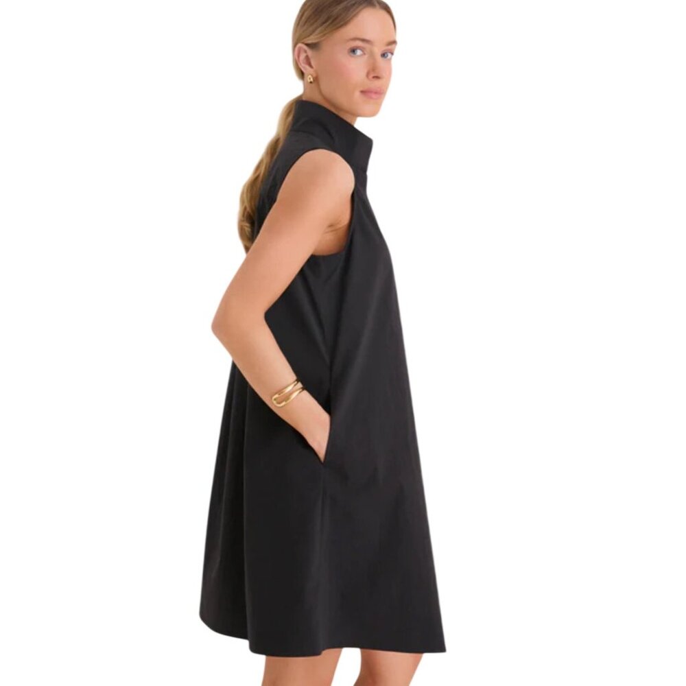 Tuckernuck Black Sleeveless A-Line Mini Dress - Picture 2 of 10